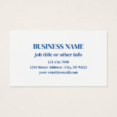 デザインまたはビジネスロゴ | 青いタイル模様 (裏面)