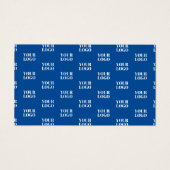 デザインまたはビジネスロゴ | 青いタイル模様 (正面)