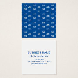 デザインまたはビジネスロゴ | 青いタイル模様