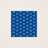 デザインまたはビジネスロゴ | 青いタイル模様 (正面)