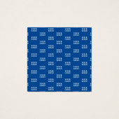 デザインまたはビジネスロゴ | 青いタイル模様 (正面)