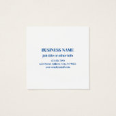 デザインまたはビジネスロゴ | 青いタイル模様 (裏面)