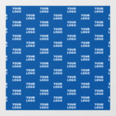 デザインまたはビジネスロゴ | 青いタイル模様 ウィンドウサイン (シート)