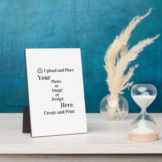 デザインまたは写真のアップロードを容易にする フォトプラーク (側面)