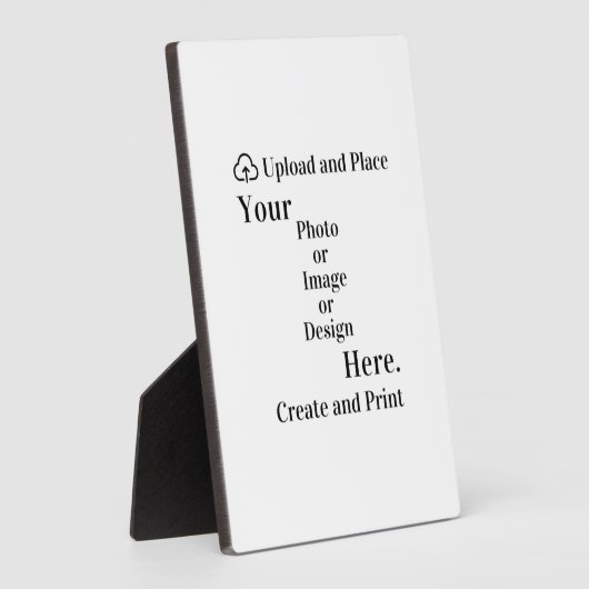 デザインまたは写真のアップロードを容易にする フォトプラーク (側面)