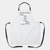 デザインまたは写真のアップロード エプロン (正面)