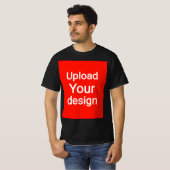 デザインをアップロードする Tシャツ (正面フル)