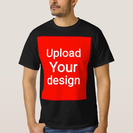 デザインをアップロードする Tシャツ (正面)