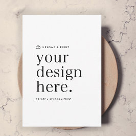 デザインをアップロード - 5" x 7" 招待状