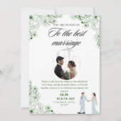 デザインを持った招待素晴らしの曲 招待状 (裏面)