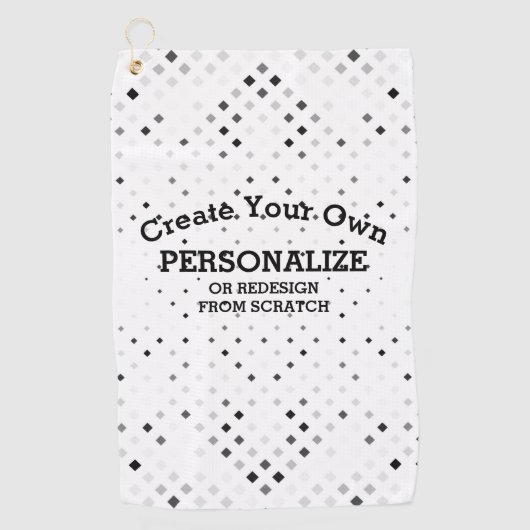 デザインを最初から – ゴルフタオル (正面)