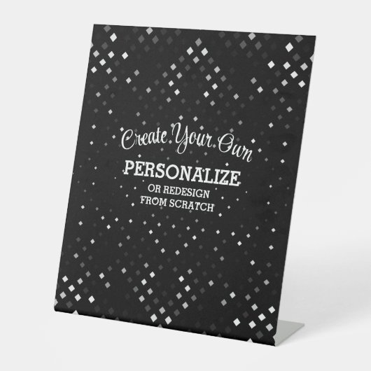 デザインを最初から –  台座サイン (正面)