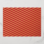 デザインを赤の背景と白に上げる 箔シーズンポストカード (正面)