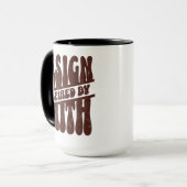 デザインインスパイアによる信仰 マグカップ (正面左)