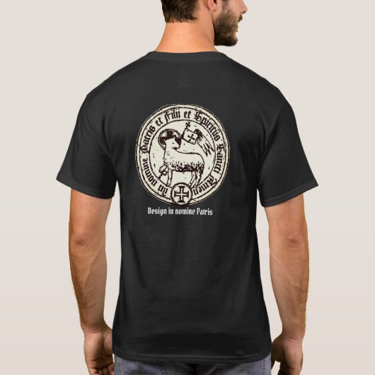 デザインインノミネパトリス – Tシャツ (裏面)