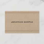 デザインエレガントシンプルプレーンプロフェッショナル 名刺 (正面)