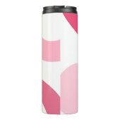 デザインエレガント文字ママ愛するハート タンブラー (裏面)