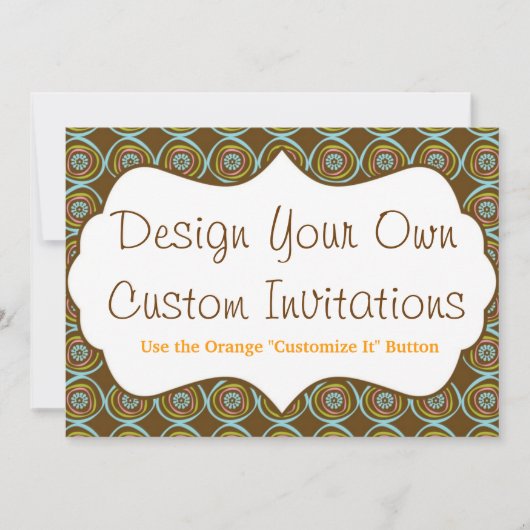 デザインカスタムのパーソナライズされた招待状 招待状 (正面)