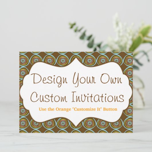 デザインカスタムのパーソナライズされた招待状 招待状 (スタンド正面)