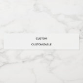 デザインカスタムカスタマイズ空白のテンプレート ペットボトルラベル (シングルラベル)