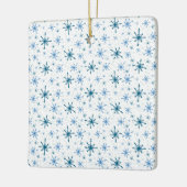 デザインカスタムパターンクリスマス セラミックオーナメント (左)