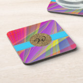 デザインカラフルコルクコースターテンプレート コースター (左側)