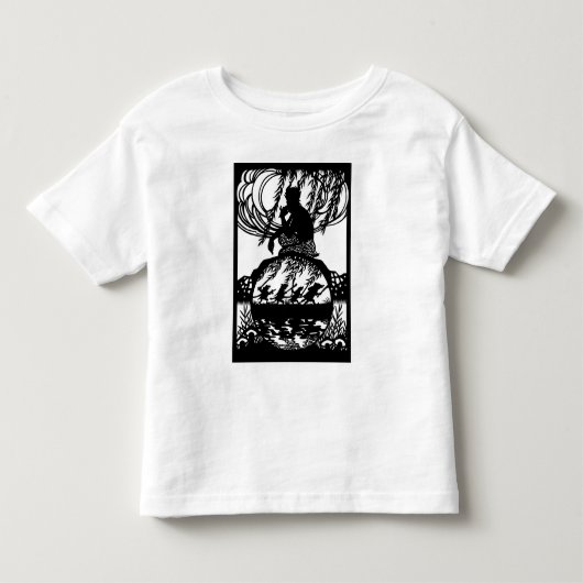 デザインクラシックおとぎ話。幼児用Tシャツ トドラーTシャツ (正面)
