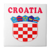 デザインクロアチアの紋章付き外衣 タイル (正面)