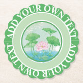 デザインクール紙コースター ペーパーコースター (正面)