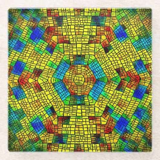 デザインコースター ガラスコースター (正面)