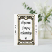 デザインザエンペラータロットカード ポストカード (スタンド正面)