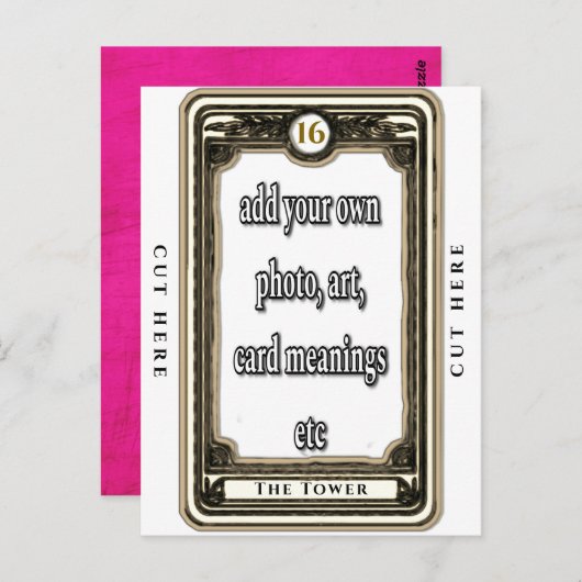 デザインザタワータロットカード ポストカード (正面/裏面)