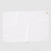 デザインザドリームホワイト ゴルフタオル (横)