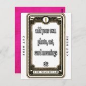 デザインザマジシャンタロットカード ポストカード (正面/裏面)