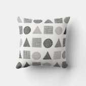 デザインシンプルグレイ クッション (裏面)