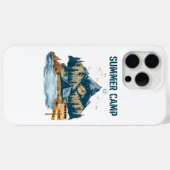 デザインシンプルサマーキャンプ Case-Mate iPhoneケース (裏面 (横))