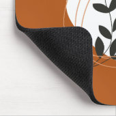 デザインシンプル抽象芸術と自然ブライトグリーンモー マウスパッド (コーナー)