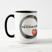 デザインスクーモダンル心理学者コーヒーマグ マグカップ (左)