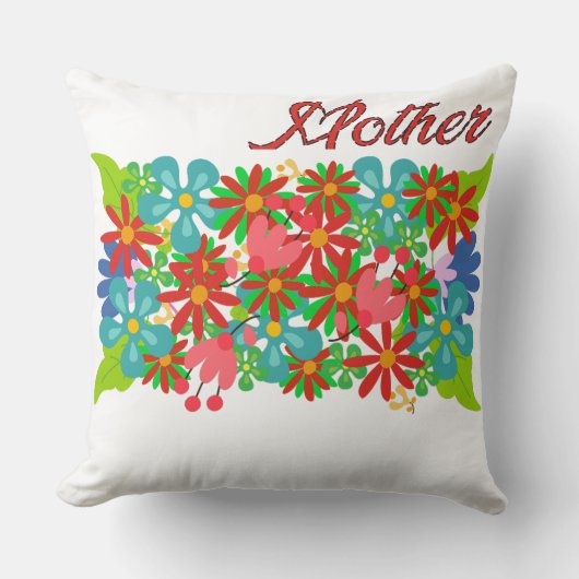 デザインスタイリッシュが母を尊敬 クッション (正面)