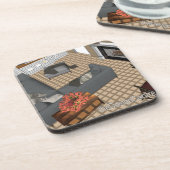 デザインセンターデコラーアート コースター (左側)