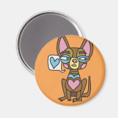 デザインチワワ マグネット (正面/裏面)