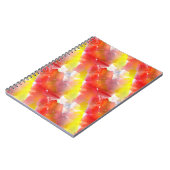 デザインテクスチャの水色の背景 ノートブック (左側)