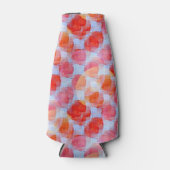 デザインテクスチャの背景からのグレア ボトルクーラー (正面)