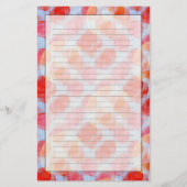 デザインテクスチャの背景からギラギラ 便箋 (正面)