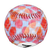 デザインテクスチャの背景からギラギラ 野球ボール (裏面)