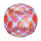 デザインテクスチャの背景からギラギラ 野球ボール (正面)