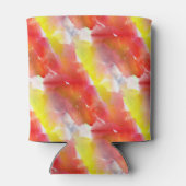 デザインテクスチャ水色の背景 缶クーラー (裏面)