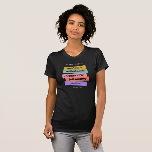 デザイントレード | リマインダー | モチベーション Tシャツ (正面フル)