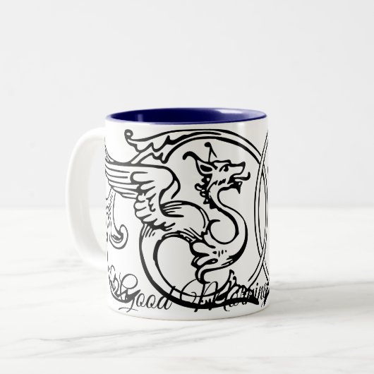 デザインドラゴンコーヒーマグ ツートーンマグカップ (正面左)