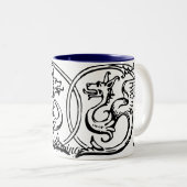 デザインドラゴンコーヒーマグ ツートーンマグカップ (正面右)